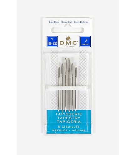 Amazon.com: DMC 1767-18 Tapestry Hand Needles, 6-Pack, Size 18